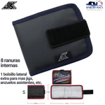 Bolso para jigs JK tamaño S [8 ranuras](Black-Blue)