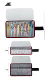 Bolso para jigs JK "S" 29.8x12.5cm (Black+Red)