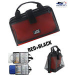 Bolso para jigs JK grande [28 slots](Red-Black)