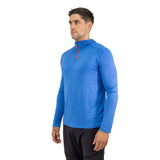 Polera Dry Fit HW SPX C/ Gorro Manga Larga Hombre Elec Blue