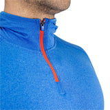 Polera Dry Fit HW SPX C/ Gorro Manga Larga Hombre Elec Blue