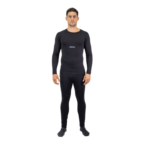 Conjunto Primera Capa HW Patagonia Spandex Varón Negro talla M/L