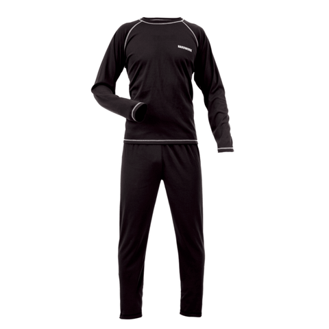 Conjunto Primera Capa HW Poliester Hombre Cooldry Negro (S a XXXL)