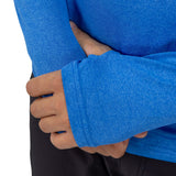 Polera Dry Fit HW SPX C/ Gorro Manga Larga Hombre Elec Blue