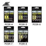 Power Combi JK Anillo solido+ Anillo dividido #5 (70lbs/31.7kg, pack 10uds)