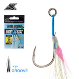 Anzuelo Asistente simple Shore Jigging Light Assist JK LAS-1L (10MM/150LBS) 3PCS