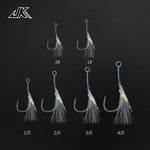 Anzuelo Asistente simple Shore Jigging Light Assist JK LAS-1L (10MM/150LBS) 3PCS