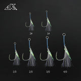 Anzuelo Asistente simple Shore Jigging Light Assist JK LAS-1L (10MM/150LBS) 3PCS