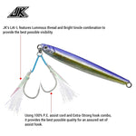 Anzuelo Asistente doble light jigging JK LAI-1L (10MM.15MM/150LBS)