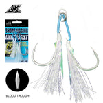 Anzuelo Asistente doble light jigging JK LAI-1L (10MM.15MM/150LBS)