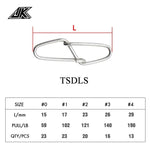 TSDLS Snap JK Duo Lock #3 16uds. (26mm/63.5kg)