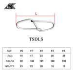 TSDLS Snap JK Duo Lock #3 16uds. (26mm/63.5kg)