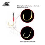 Anzuelo Asistente simple Shore Jigging Micro Assist JK MJS-L (5MM/65LBS) 4PCS