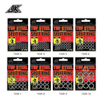 TSSR Anillo Dividido JK #7   10mm pull/130lb/58.9kg (15uds)