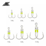 Anzuelo Asistente doble POWER Assist Shore jigging JK PACJ-1/0L