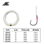 Linea Asistente de PE JK PBC-100 (100lb/4m)