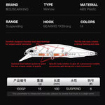 Señuelo Bearking Sparrow 100-SP col.Q (100mm/12g/suspending)
