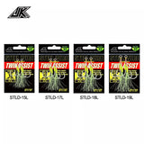 Anzuelo Asistente JK con núcleo de acero STLD-17L (8mm/13MM/50LBS) 2SET