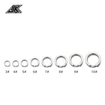TSSR Anillo Dividido JK #4   6.4mm pull/55lb/24.9kg (30uds)