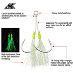 Anzuelo Asistente doble para slow jigging JK SJB10-2/0L (tamaño #2/0)
