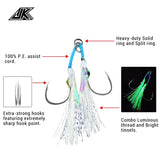Anzuelo Asistente doble light jigging JK LAI-1L (10MM.15MM/150LBS)
