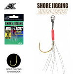 Anzuelo Asistente simple Shore Jigging Micro Assist JK MJS-M (5MM/65LBS) 4PCS