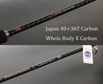 Caña Ancient Hunter Long-necked Dragon 2.7m Spinning (10-50g) Full Fuji (40+36 tons)