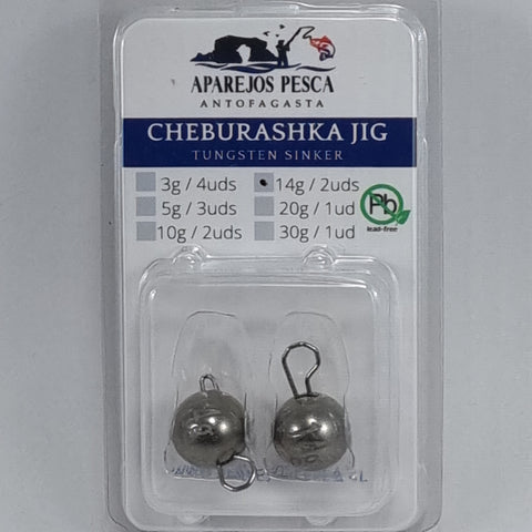 Pack Cheburashka Tungsten Sinker APA 14g (2 uds)