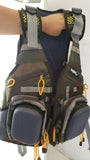 Chaqueta de pesca con mochila y multiples bolsillos Pokee