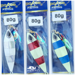 Jig Slow Jigging Pokee 80g. Patron1 Varios Colores