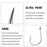 Anzuelo Jigging de pesca pesado JK HJ-3/0 (9pcs)