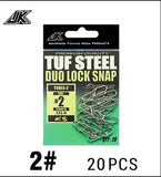 TSDLS Snap JK Duo Lock #3 16uds. (26mm/63.5kg)