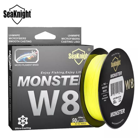 Multifilamento Sea Knight Monster W8 PE #4.0 (40lb/18.1kg) COLOR AZUL