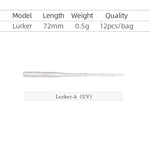 Vinilo Tsurinoya LURKER-A ROCKFISH 72mm 0,5g